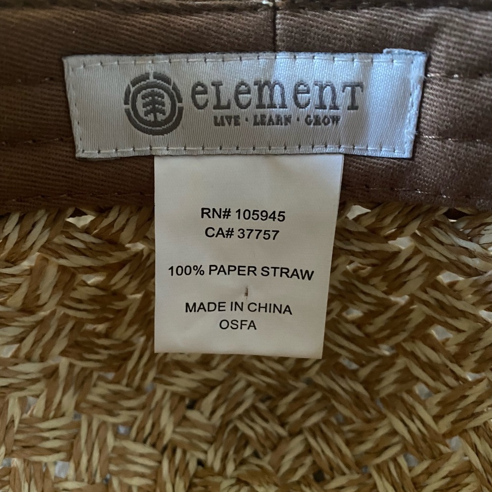 Element Straw Fedora